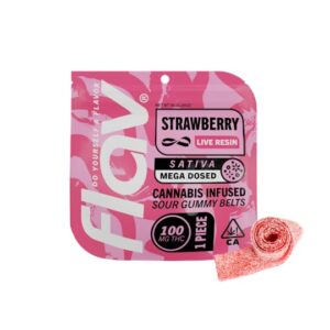 Candy – Macro Belt – 100mg – Live Resin – Strawberry – Sativa