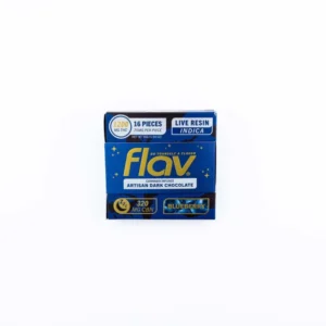 FLAV Blueberry Artisan Dark Chocolate Bar – 1200mg Live Resin