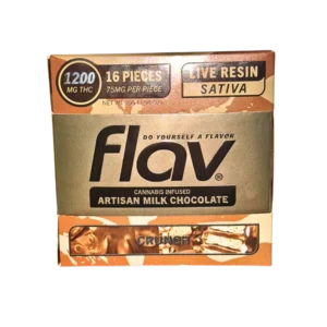 FLAV Crunch Chocolate Bar – Live Resin 1200mg