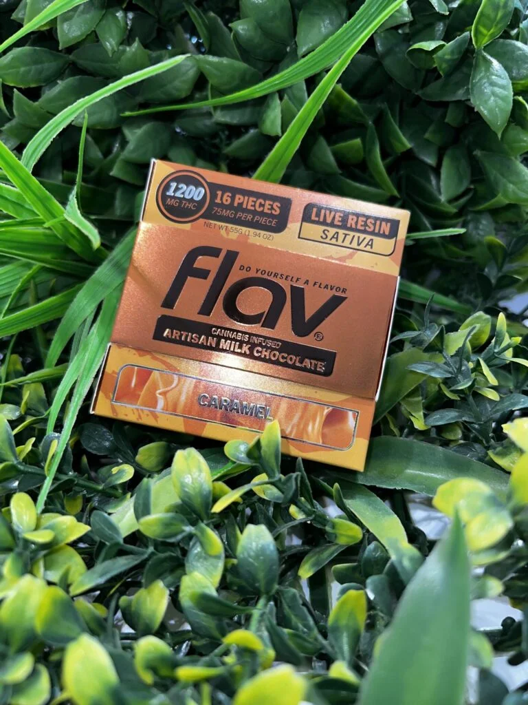 FLAV Chocolate Bar – CARAMEL Live Resin 1200mg - Image 2
