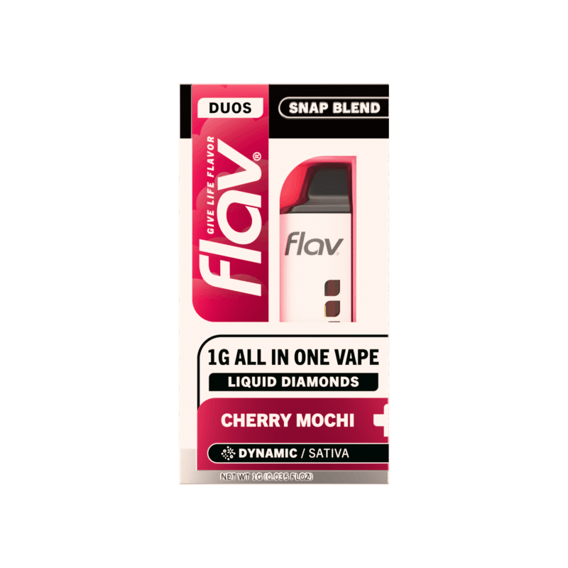 Flav Disposable Cherry Mochi - SNAP Duo Vapes 2g - Flav Edibles